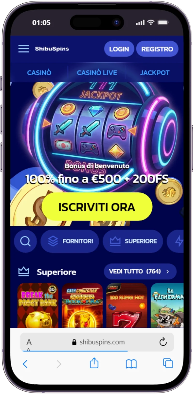 Accesso mobile